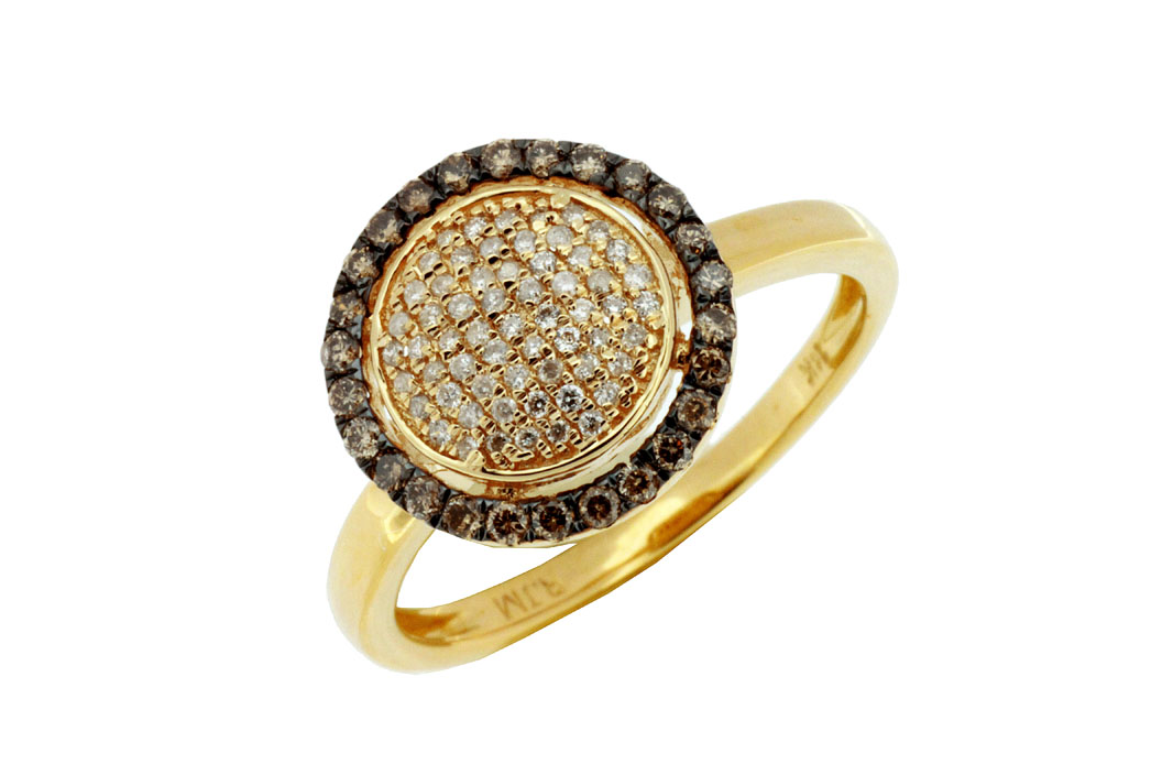 DIAMOND & MOCHA DIAMOND RING