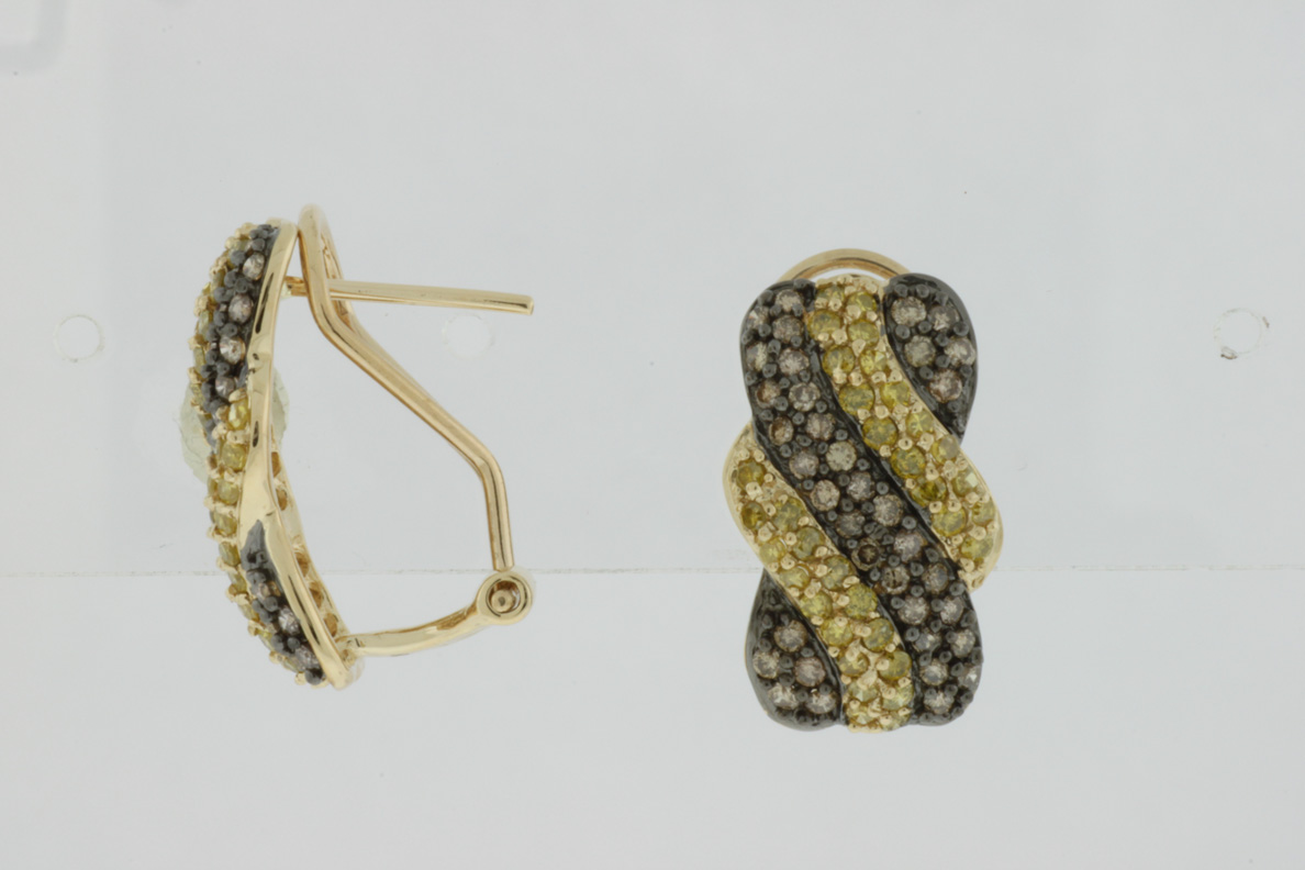 FANCY DIAMOND EARRING