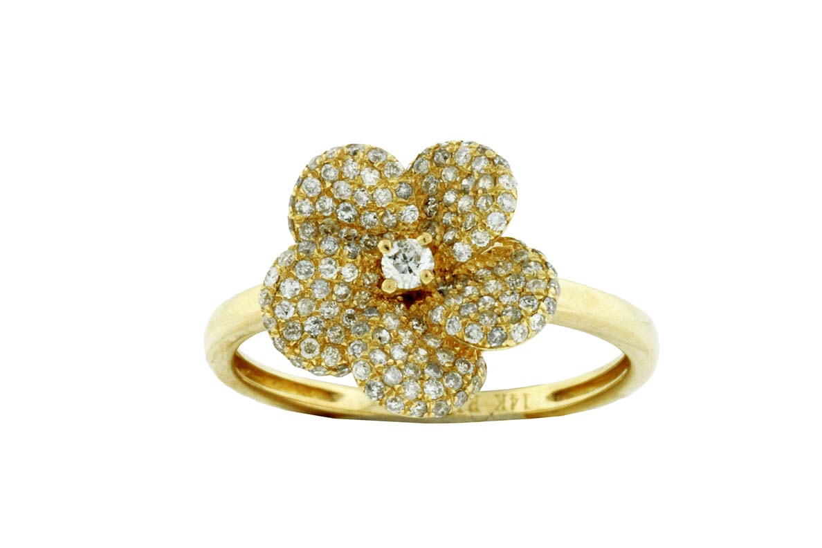 DIAMOND FLOWER RING