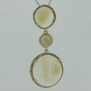 CITRINE & DIAMOND PENDANT