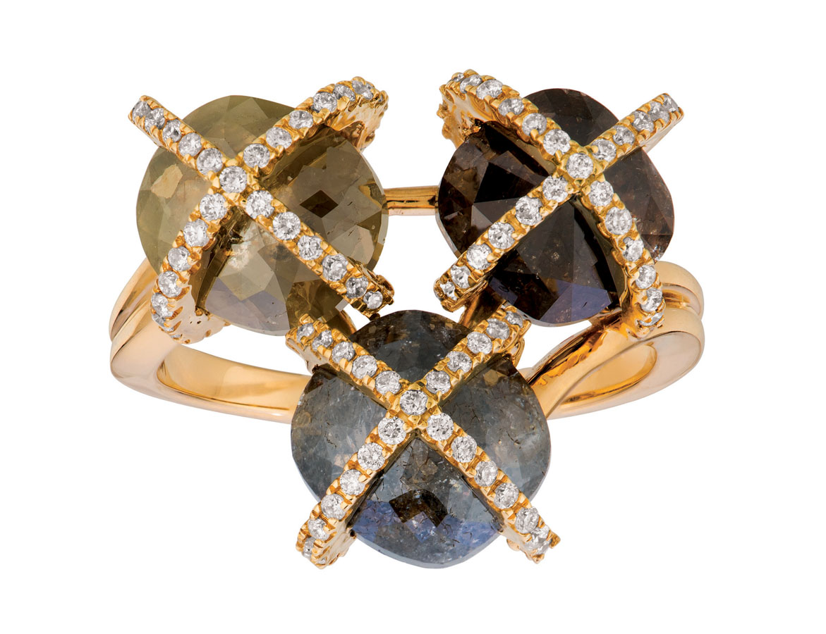 FANCY DIAMOND 18K RING