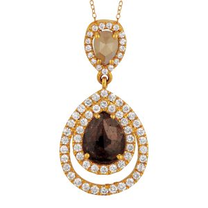 FANCY DIAMOND 18K PENDANT