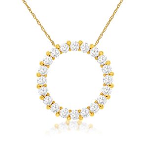 DIAMOND CIRCLE PENDANT