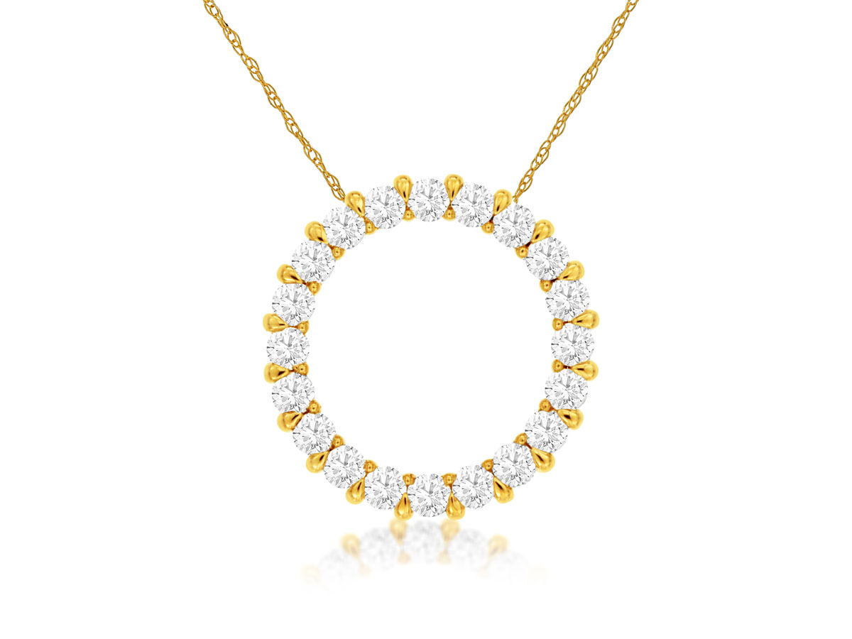 DIAMOND CIRCLE PENDANT