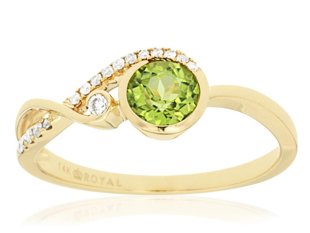 PERIDOT & DIAMOND RING