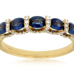 SAPPHIRE & DIAMOND RING