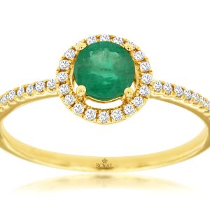 EMERALD & DIAMOND RING