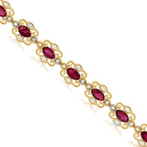 RUBY & DIAMOND BRACELET