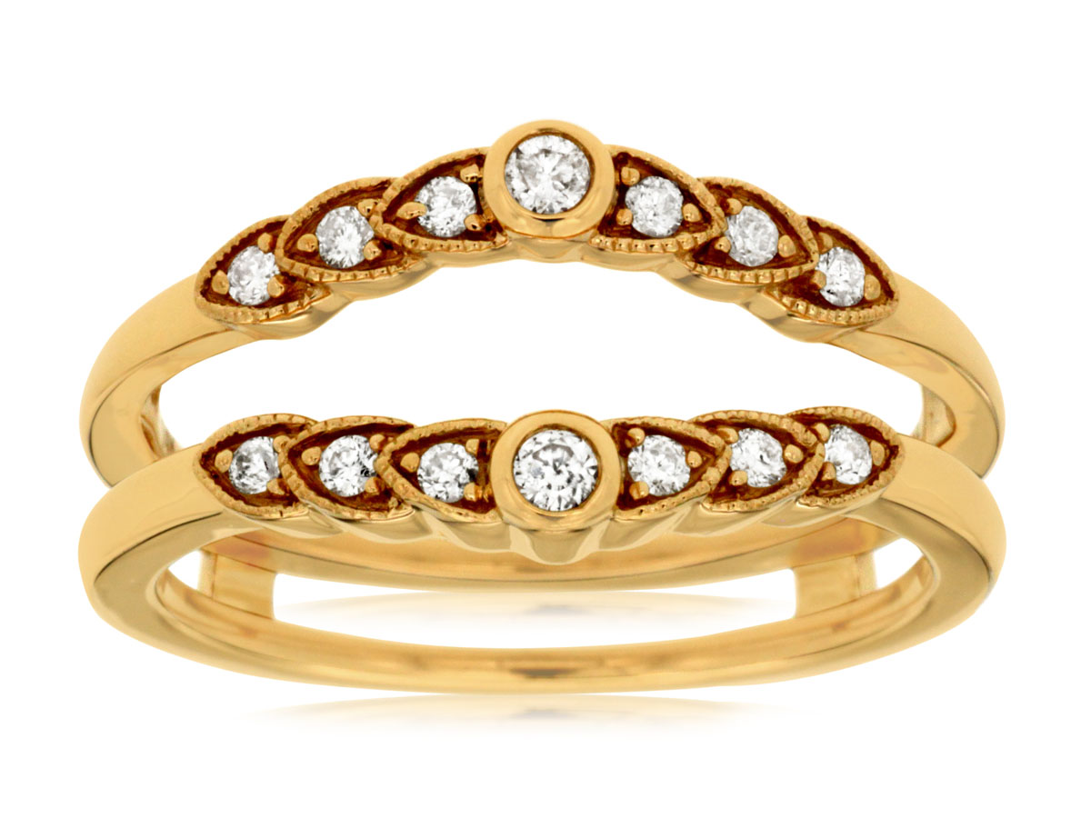 LADIES DIAMOND INSERT RING