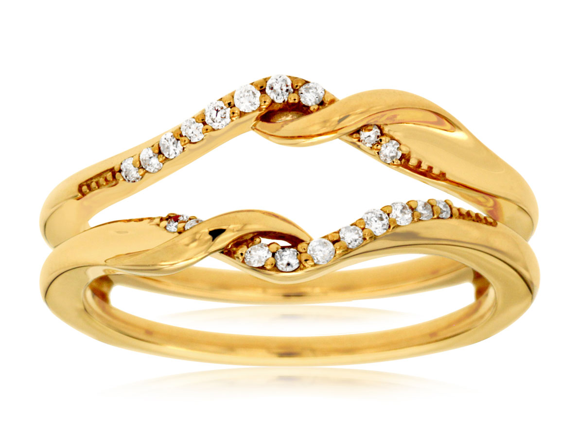 LADIES DIAMOND INSERT RING