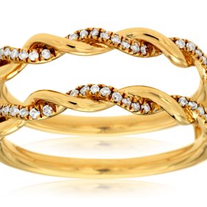 LADIES DIAMOND INSERT RING