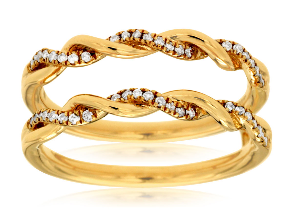 LADIES DIAMOND INSERT RING