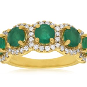EMERALD & DIAMOND RING