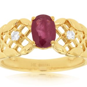 RUBY & DIAMOND RING