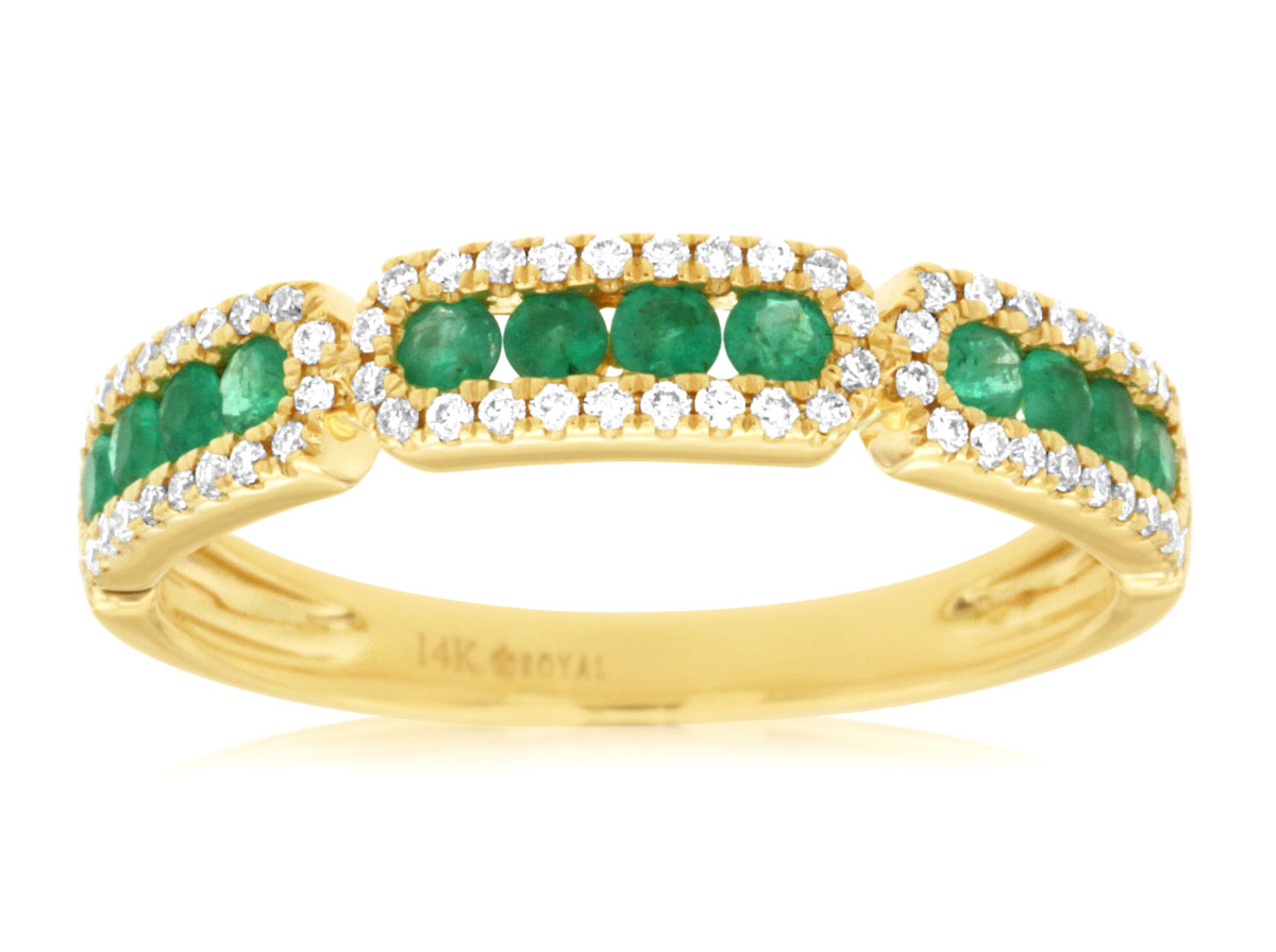 EMERALD & DIAMOND RING