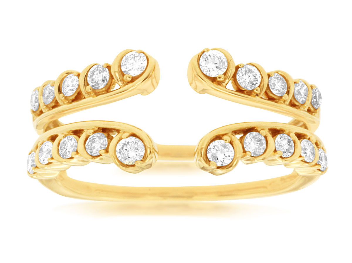 LADIES DIAMOND INSERT RING