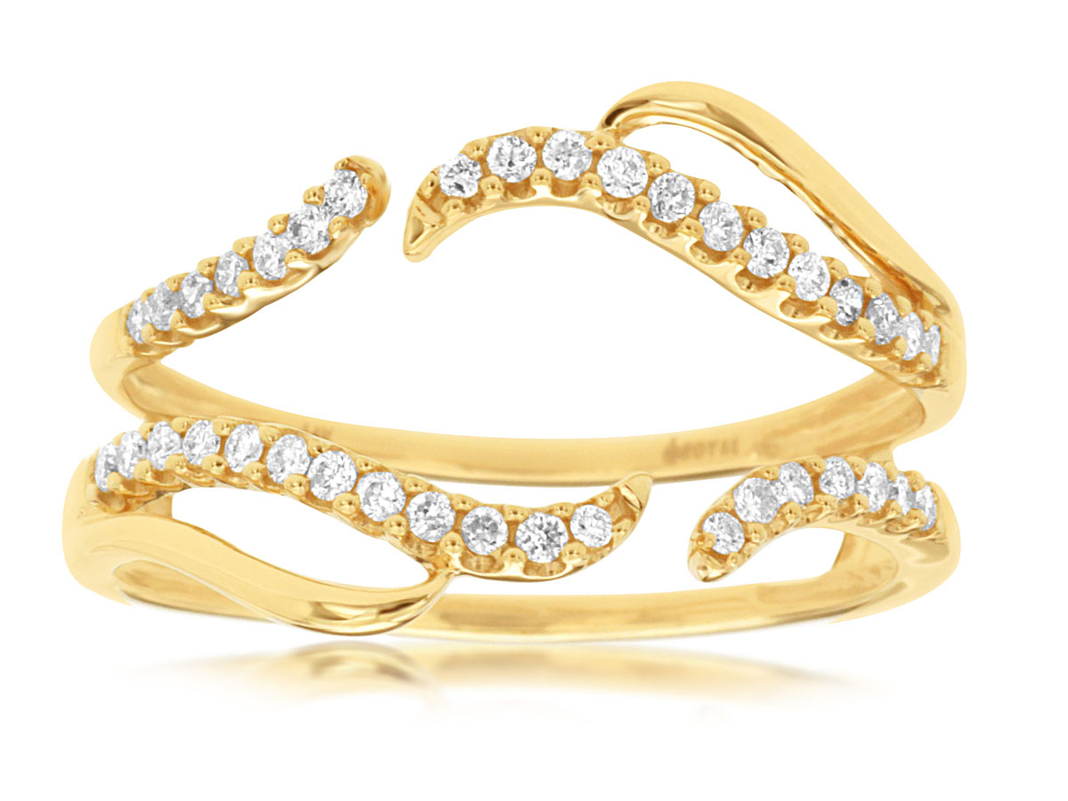 LADIES DIAMOND INSERT RING