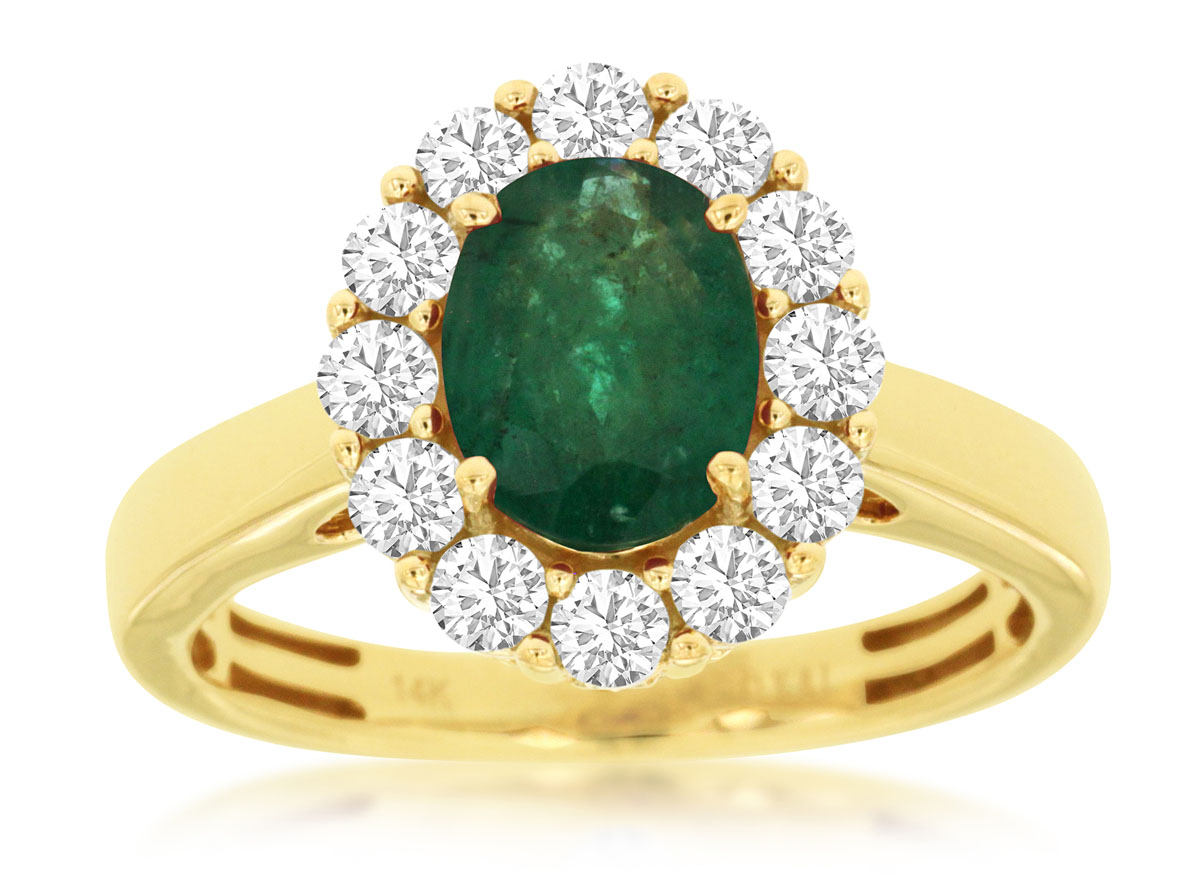 EMERALD & DIAMOND RING