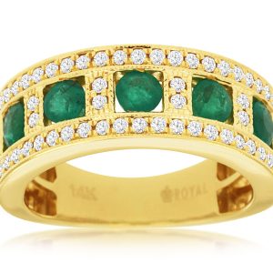 EMERALD & DIAMOND RING