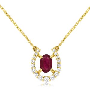 RUBY & DIAMOND NECKLACE