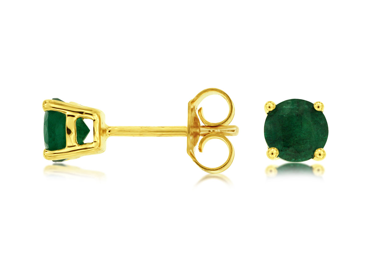 EMERALD STUD EARRING