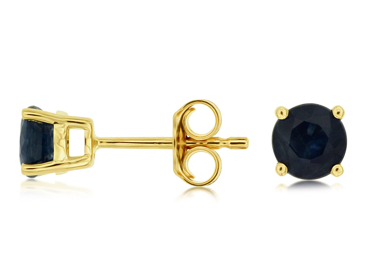 SAPPHIRE STUD EARRING