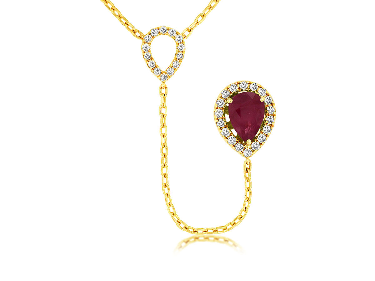 RUBY & DIAMOND NECKLACE