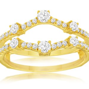 LADIES DIAMOND INSERT RING