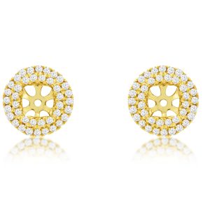 DIAMOND EARRING JACKETS 4MM