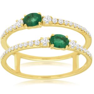 EMERALD & DIAMOND RING