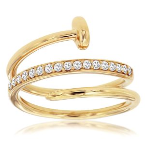 DIAMOND NAIL RING