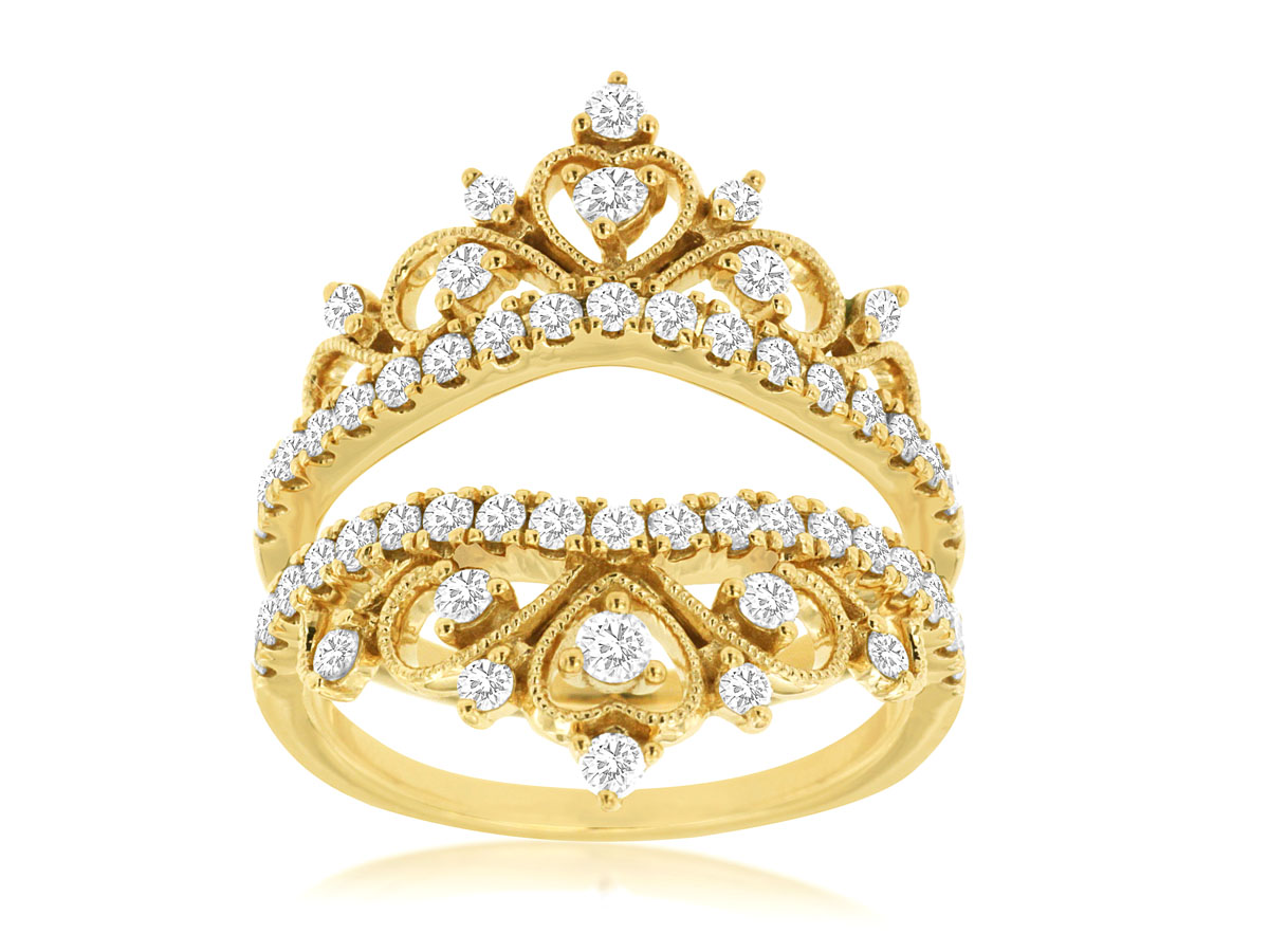 LADIES DIAMOND INSERT RING