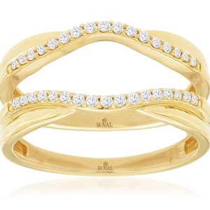 LADIES DIAMOND INSERT RING