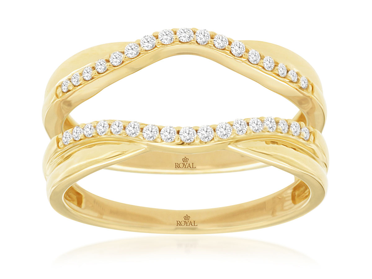 LADIES DIAMOND INSERT RING