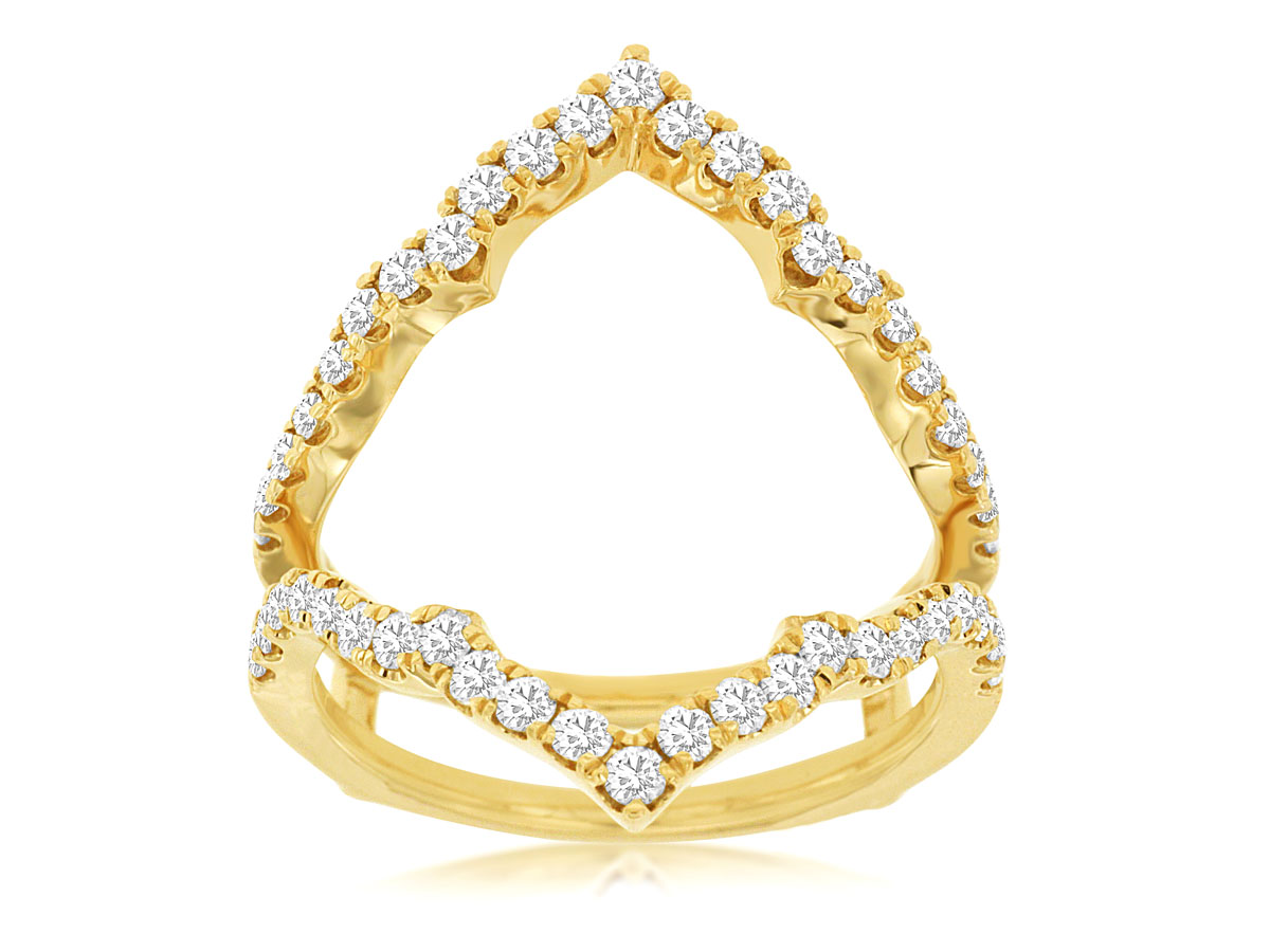 LADIES DIAMOND INSERT RING