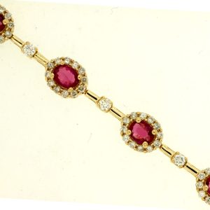 RUBY & DIAMOND BRACELET