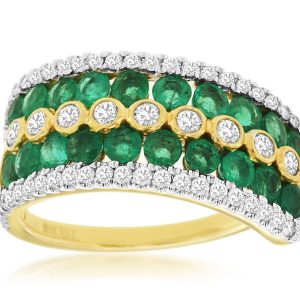 EMERALD & DIAMOND RING