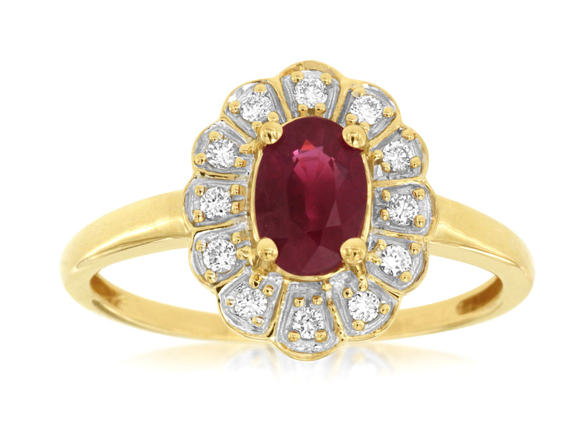 RUBY & DIAMOND RING