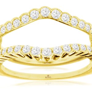 LADIES DIAMOND INSERT RING