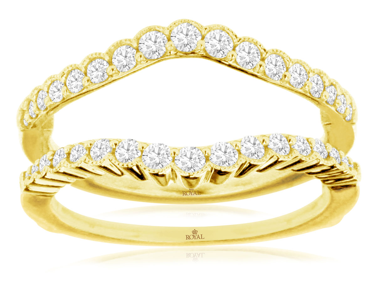 LADIES DIAMOND INSERT RING
