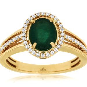 EMERALD & DIAMOND RING