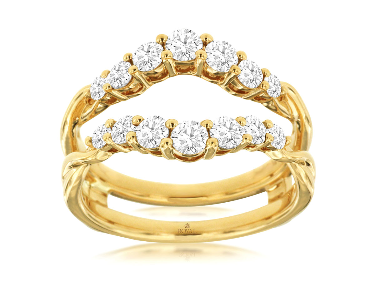 LADIES DIAMOND INSERT RING