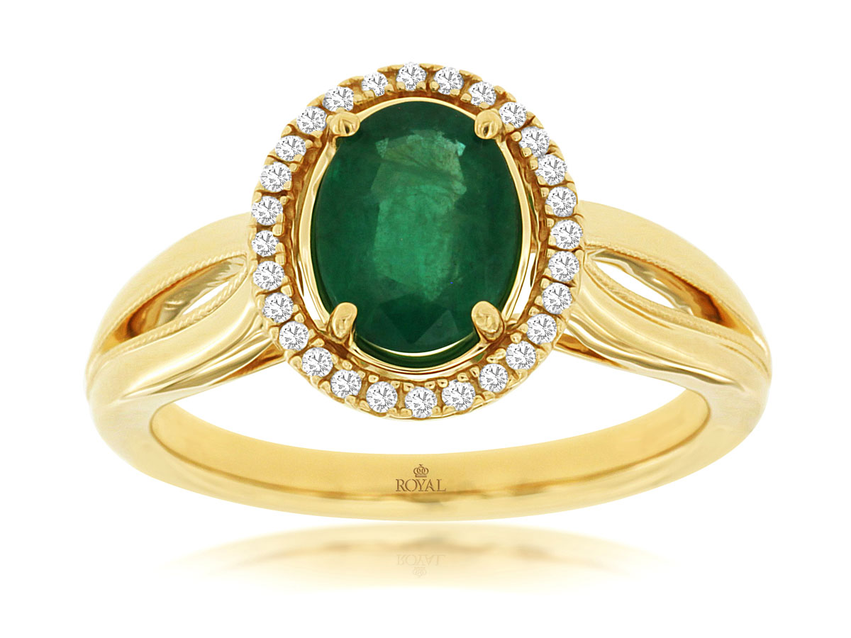 EMERALD & DIAMOND RING