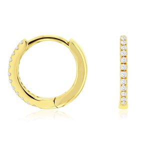 DIAMOND HOOPS 10MM