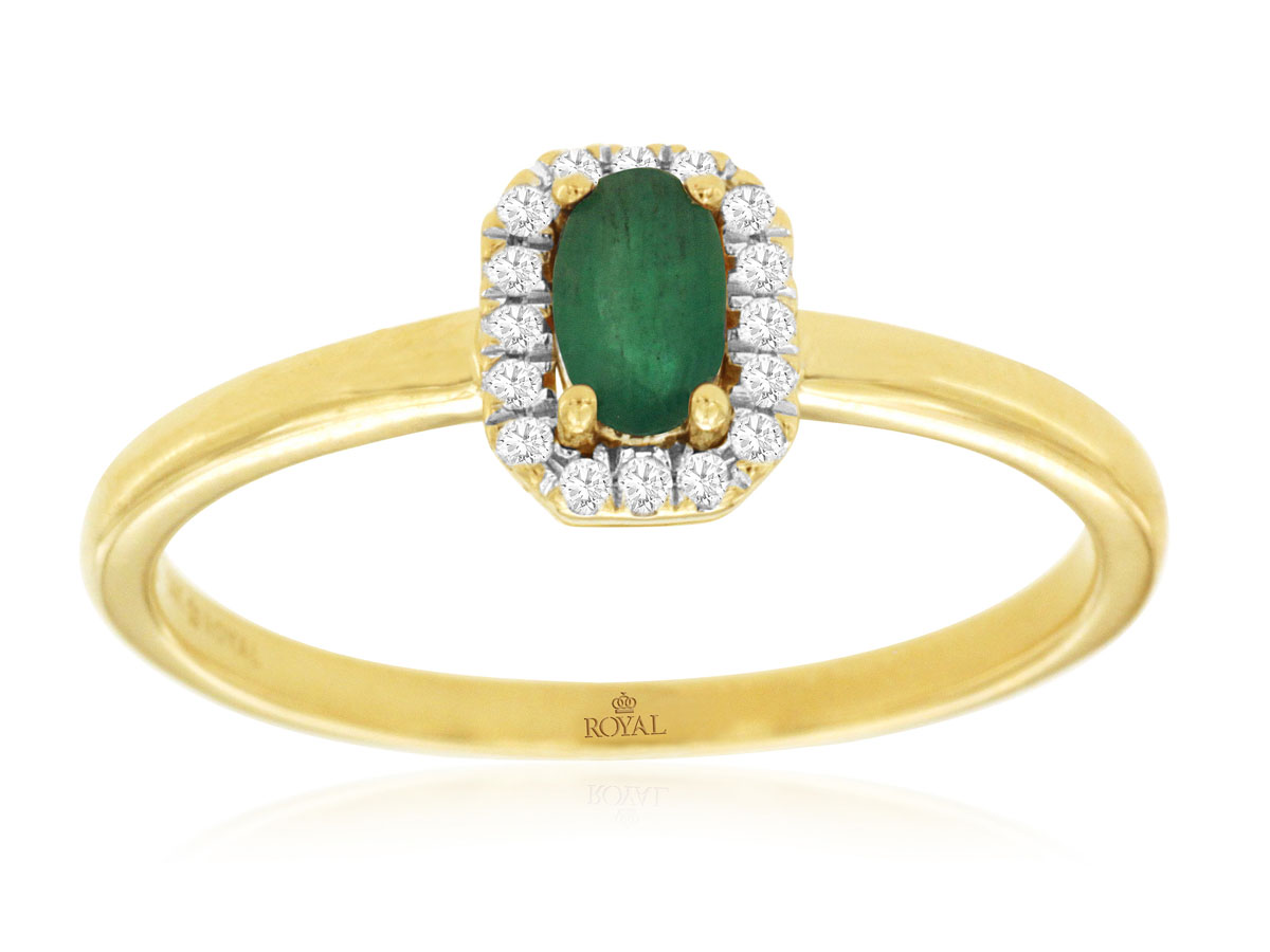 EMERALD & DIAMOND RING