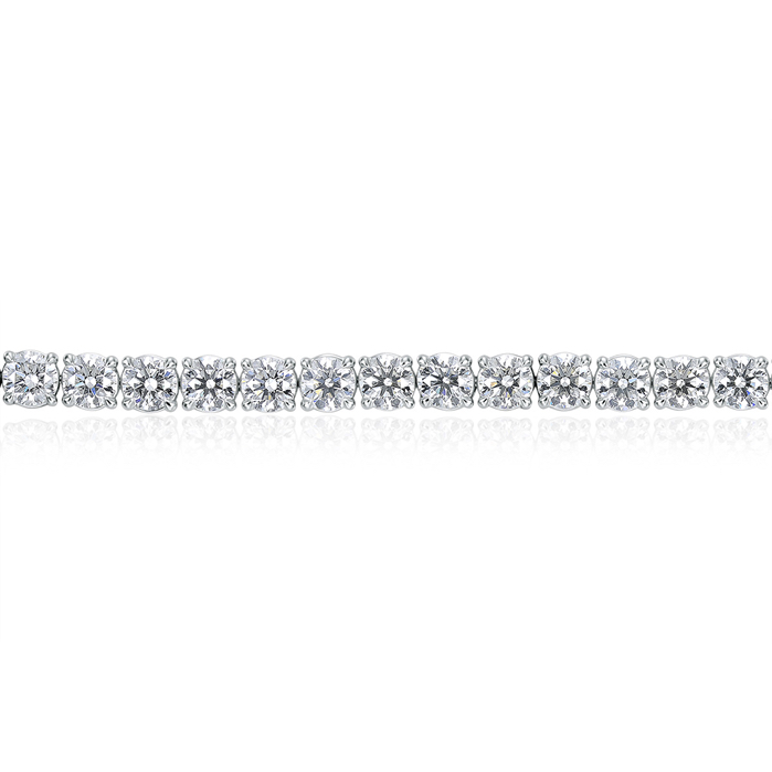 Classic 4-Prong Line Bracelet 8.80ctw approx.