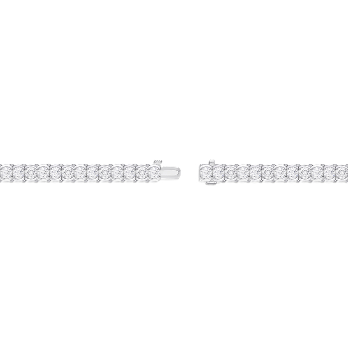 Oval Illusion Tennis Bracelet 8ctw approx.