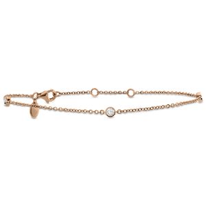 Cascade 3 Stone Diamond Bracelet .15-.17ctw approx.