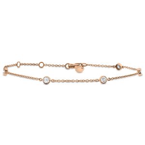 Cascade 5 Stone Diamond Bracelet .39-.45ctw approx.