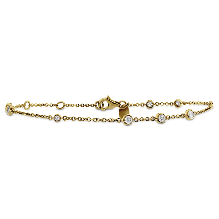 Cascade 9 Stone Diamond Bracelet .30-.35ctw approx.